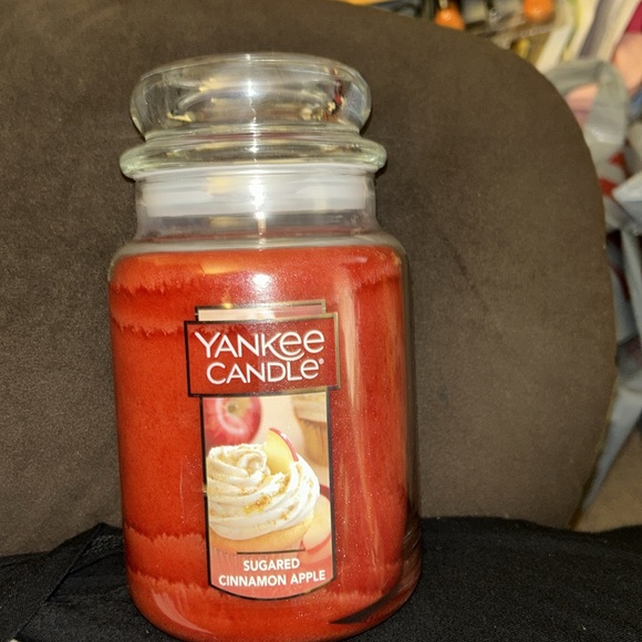 NWT Yankee Candle Sugared Cinnamon Apple 22oz - Picture 6 of 10